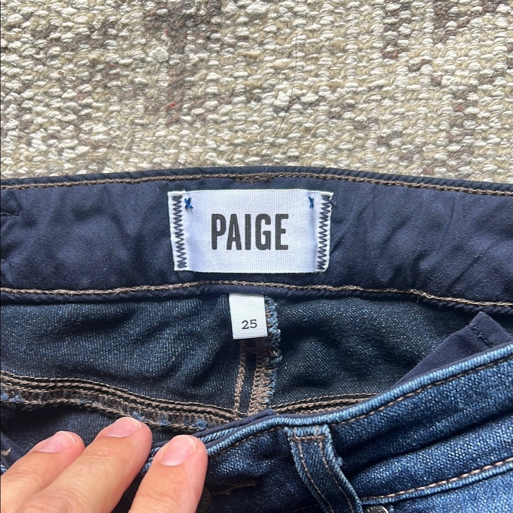 Paige Women's Blue Jeans - Picture 3 of 6